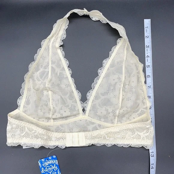 Free People Intimitely Bralette Sz Med NWT Beautiful Lacey - Picture 4 of 11